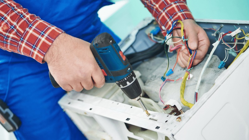 Yenimahalle Grundig Grundig çamaşır makinesi kart tamiri – Su almama arızası orijinal parça ile giderildi. - Teknik servis örneği