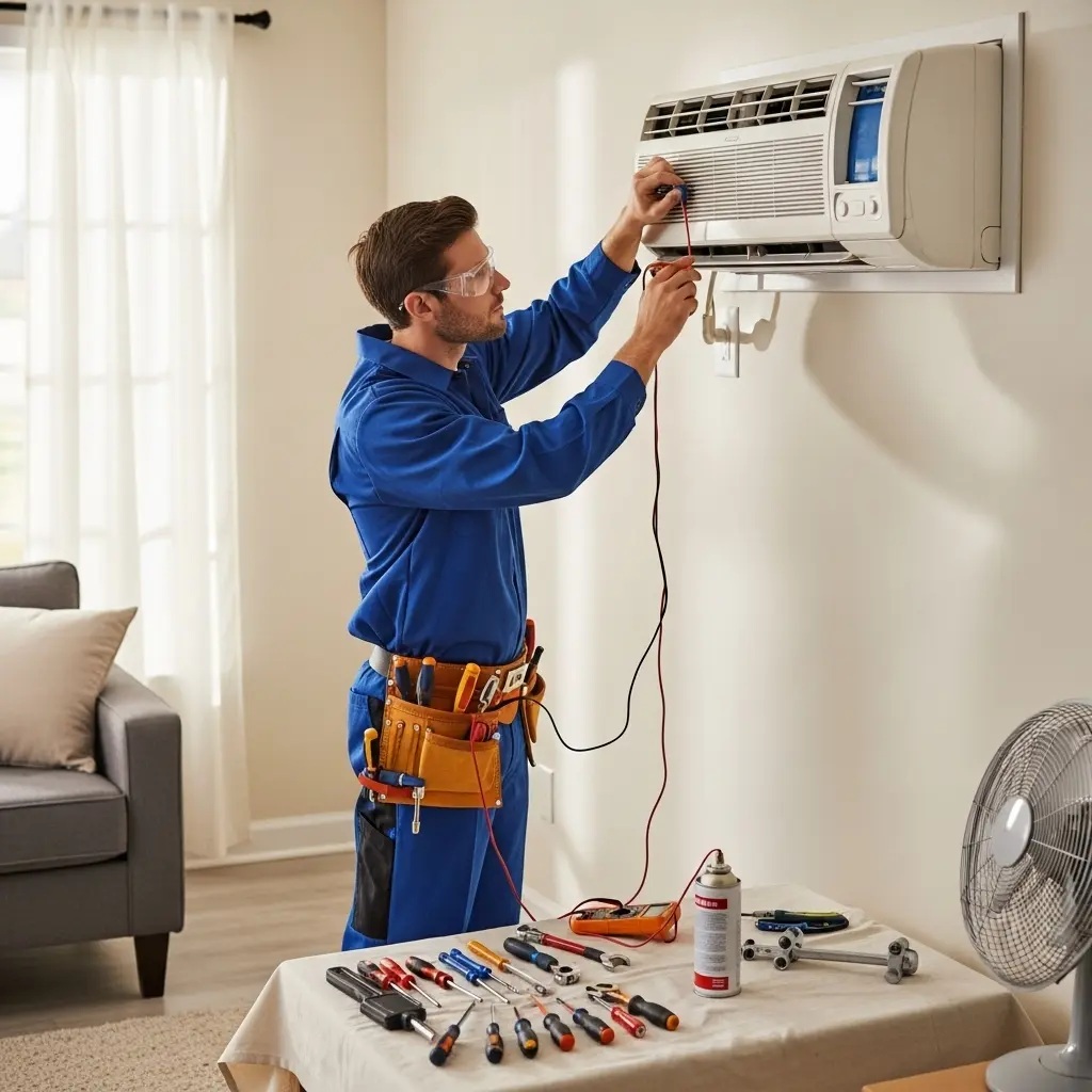 Yenimahalle Grundig Grundig klima gaz dolumu ve bakım – Enerji verimliliği artırıldı. - Teknik servis örneği